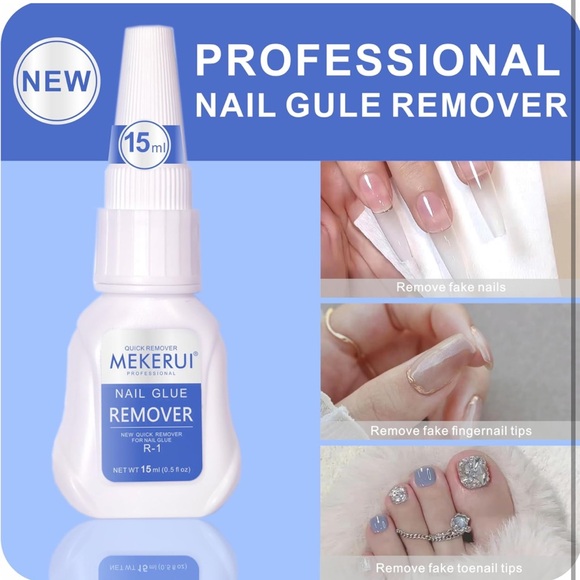 New Upgrade Super Strong Nail Glue Gel and Quickly Nail Glue Remover Kit - Picture 5 of 11